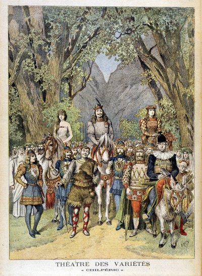 Spektakl „Chilperic”” w teatrze Variety w Paryżu. autorstwa Unknown artist