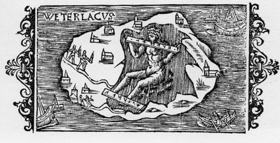 Łańcuch czarownic - w "Historii narodów Północy" Olausa Magnusa, Rzym 1555 autorstwa Unknown artist