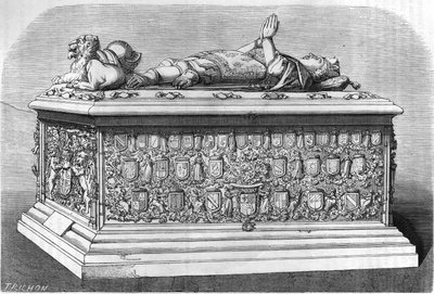 Grób Karola Temerary, księcia Burgundii (1433-1477). autorstwa Unknown artist