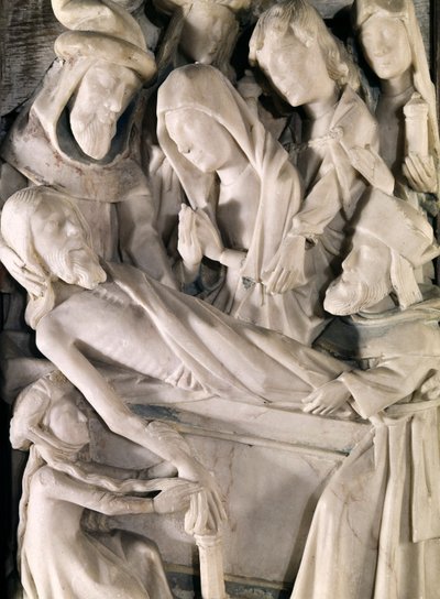 Grób Chrystusa, szczegóły ołtarza Saint-Riquier autorstwa Unknown artist