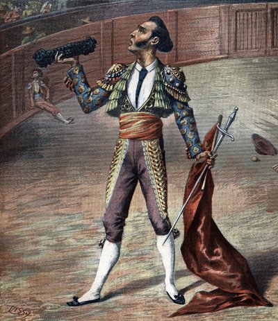 Kostium Toreadora z 1892 roku. autorstwa Unknown artist