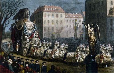 Transport prochów Napoleona I (1769-1821), do Courbevoie (Hauts-de-Seine), 15 grudnia autorstwa Unknown artist