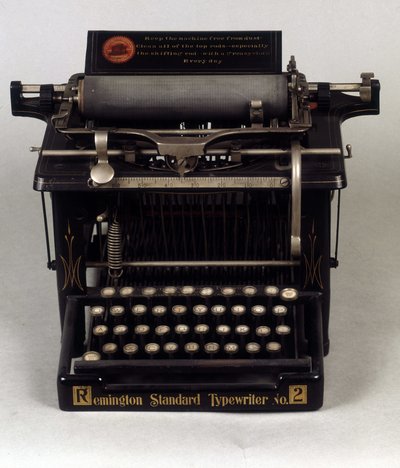 Maszyna do pisania, model Remington autorstwa Unknown artist