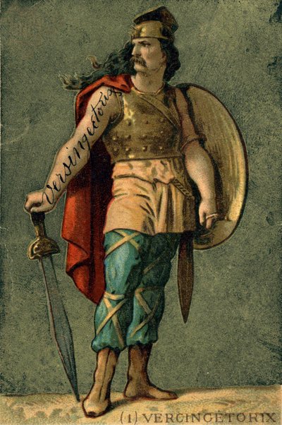 Wercyngetoryks (ok. 72-46 pne), przywódca galijski autorstwa Unknown artist