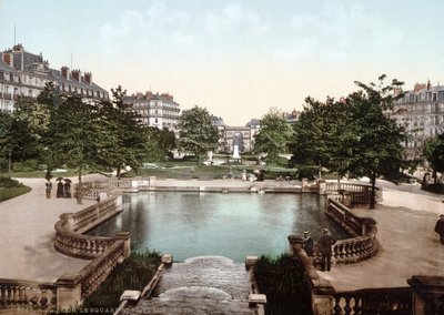 Widok na Dijon: kwadratowy i kwadratowy Darcy. Fotochrom w. 1890. autorstwa Unknown artist