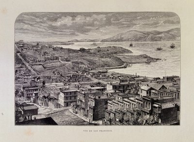 Widok na San Francisco w XIX wieku autorstwa Unknown artist