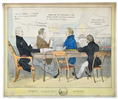Vires Acquirit Eundo (Zbieramy siły w miarę upływu czasu), ok. 1835 (ręcznie kolorowana litografia na papierze) autorstwa Unknown artist