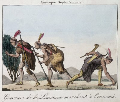 Wojownicy Luizjany śladami wroga - grawer autorstwa Unknown artist