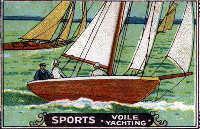 Sporty wodne: żeglarstwo. autorstwa Unknown Artist