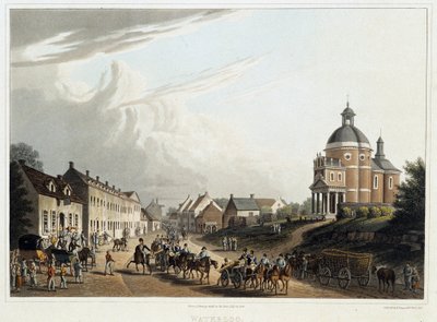 Waterloo: konwój francuskich armat wraca z frontu, 24 lipca autorstwa Unknown artist