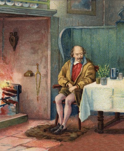 William Shakespeare (1564-1616), angielski dramaturg. autorstwa Unknown artist