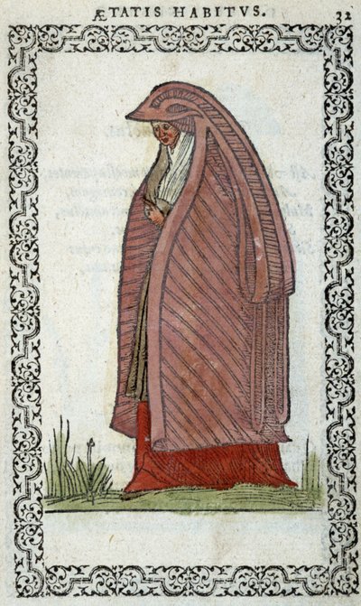 Kobieta z Baionne (Bayonne?) - w „Habits et éffigies” Jeana Sulperiusa autorstwa Unknown artist