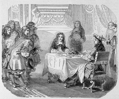Widzicie, panowie, powiedział król, zajęty jedzeniem Moliera: Ludwika XIV i Moliera - w „Paryżu przez wieki”” autorstwa Unknown artist