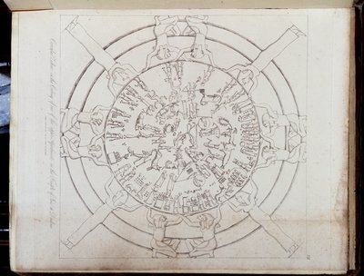 Znaki zodiaku w „”Starożytnym i współczesnym Egipcie: Atlas Hamiltona”” autorstwa Unknown artist