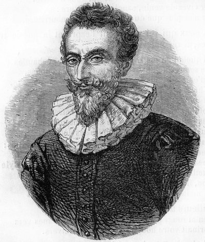 portret François de Malherbe. Francuski poeta (1555-1628). grawerunek z 1866 roku. autorstwa Unknown artist