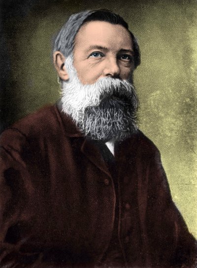 portret Fryderyka Engelsa (1820-1895), niemieckiego teoretyka socjalistycznego i polityka. autorstwa Unknown artist