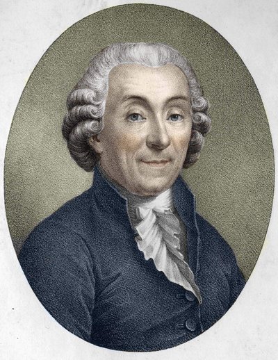 portret Gabriela Bonnot de Mably. Francuski moralista, historyk i ekonomista (1709-1785). autorstwa Unknown artist