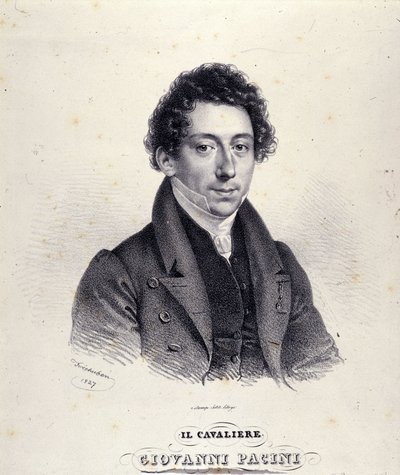 portret Giovanniego Paciniego, włoskiego kompozytora (1796-1867). autorstwa Unknown artist