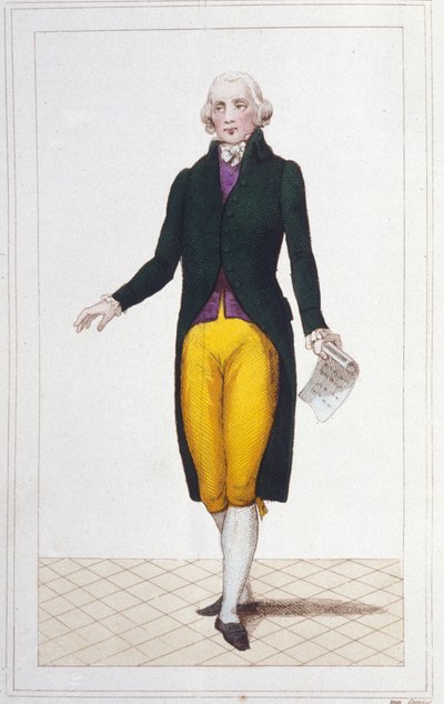 portret Jean Marie Roland de La Platière Francuski polityk (1734-1793) grawerowanie z 1830 roku. autorstwa Unknown artist