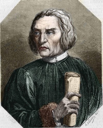portret Jeana de Gersona. teolog francuski (1363-1429). autorstwa Unknown artist