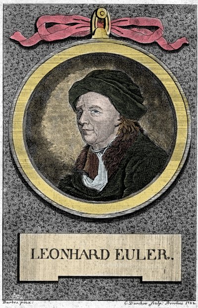 portret Leonharda Eulera. matematyk szwajcarski (1707-1783). autorstwa Unknown artist