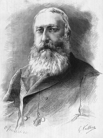 portret Leopolda II (1835-1909). Król Belgów (1865-1909). autorstwa Unknown artist