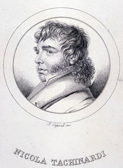 portret włoskiego tenora Tachinardiego (Nicola Tacchinardi) (Livorno autorstwa Unknown artist