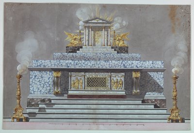 Ołtarz pod wezwaniem Matki Boskiej Męczennicy [św. Lucy?] autorstwa Unknown, Italian