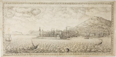Port w Neapolu autorstwa Unknown Italian