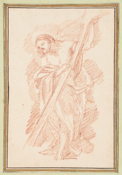 Rysunek przedstawiający stojącego Chrystusa, ok. 1759-70 autorstwa Unknown artistUnknown artist