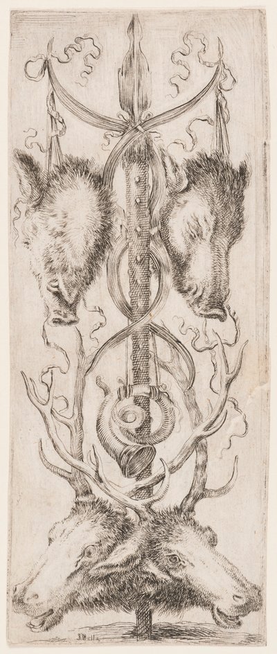 Druk, Ornamenty lub Groteski (Groteskowy ornament), ok. 1653 r. autorstwa Unknown artistUnknown artist