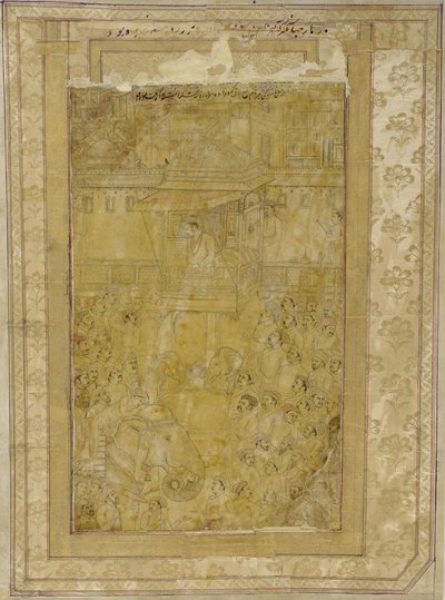 Darbar Dżahangiru autorstwa Unknown artist