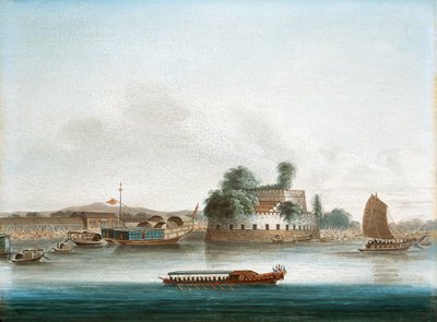 Fort nad rzeką Kanton autorstwa Unknown artist