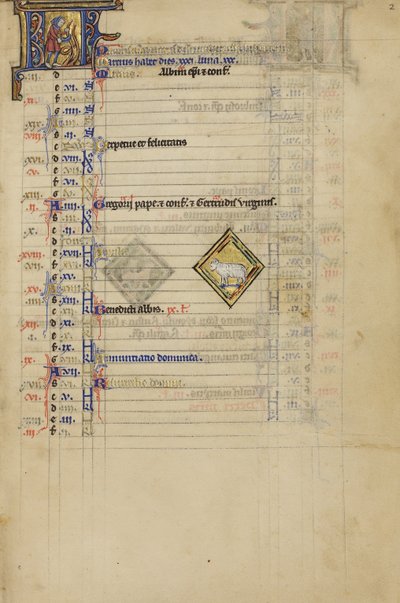 Mężczyzna ścinający winorośl; Znak zodiaku Baran autorstwa Unknown artist