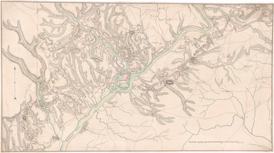 Mapa przedstawiająca kolonie na środkowym Atlantyku: pozycje armii autorstwa Unknown artist