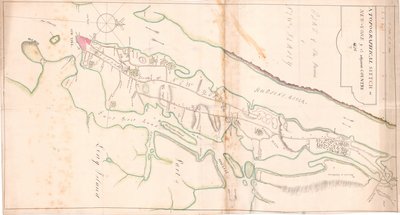 Szkic topograficzny Nowego Jorku autorstwa Unknown artist