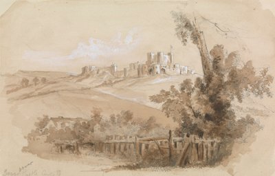 Widok na zamek w Dover autorstwa Unknown artist