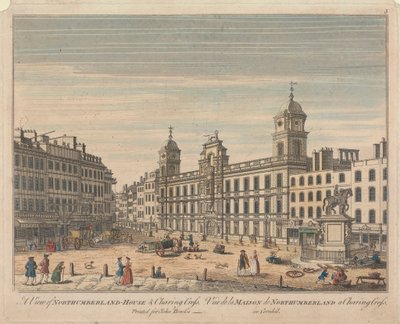 Widok Northumberland House i Charing Cross autorstwa Unknown artist