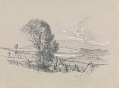Widok Yaverland, wyspa Wight autorstwa Unknown artist
