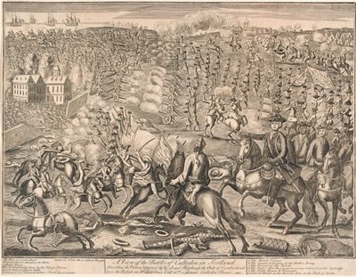 ?Widok bitwy pod Culloden w Szkocji?, 1746 autorstwa Unknown