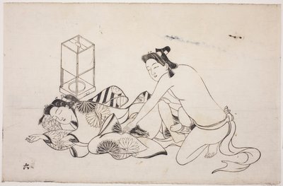 Arkusz z albumu shunga autorstwa Unknown artist