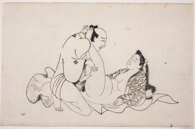 Arkusz z albumu shunga autorstwa Unknown artist