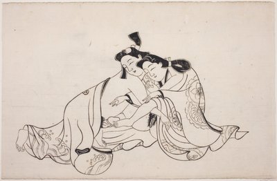 Arkusz z albumu shunga autorstwa Unknown artist