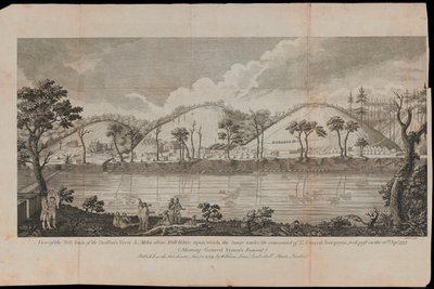 Widok na rzekę Hudson w pobliżu Stillwater, na północy stanu Nowy Jork autorstwa Unknown artist