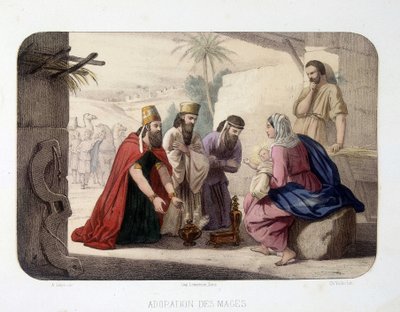 Adoracja Trzech Króli (ofiarowanie Chrystusowi, Dziewicy Maryi i Józefowi) autorstwa Unknown artist