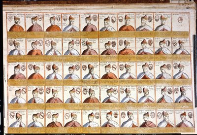 Wszystkie doże Wenecji do 1501. Bibl. Marciana. Wenecja autorstwa Unknown artist