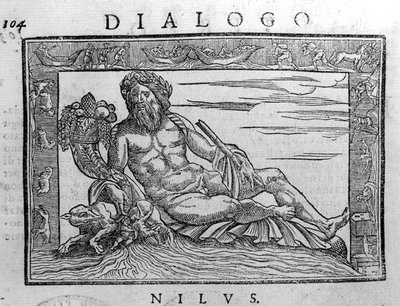 Alegoria Nilu, rycina z XVII wieku. autorstwa Unknown artist