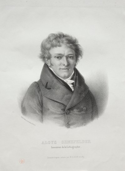 Aloys Senefelder autorstwa Unknown artist