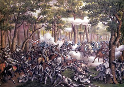 Amerykańska wojna secesyjna lub wojna domowa (1861 - 1865): Bitwa o Wilderness lub Todd