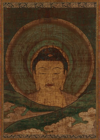 Amitabha wznosząca się nad wzgórzami autorstwa Unknown artist